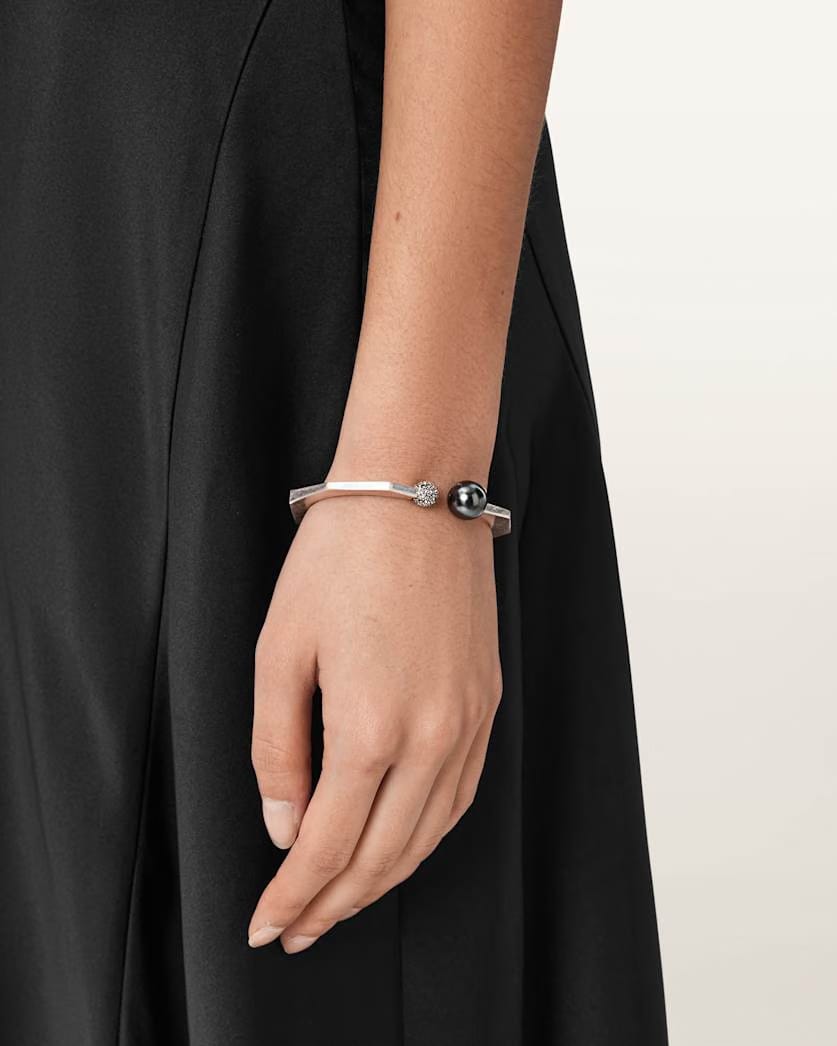 AllSaints Ellie Hex Bracelet Women's Warm Silver Women's