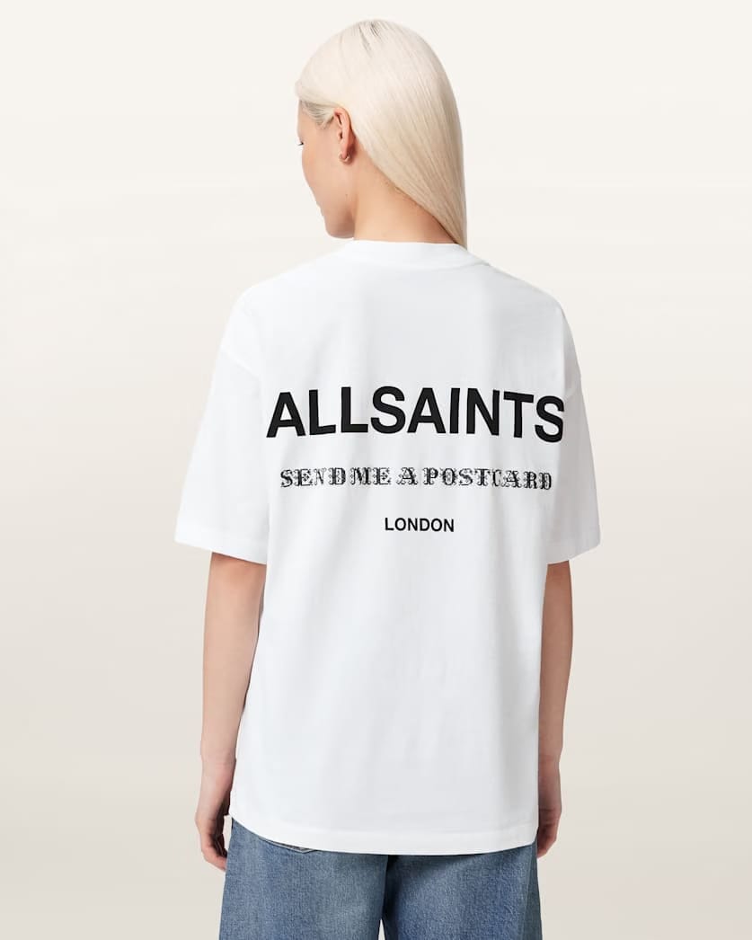 AllSaints Dreamer Oversized Etta Short Sleeve T Shirt Women's Sea Green Women's