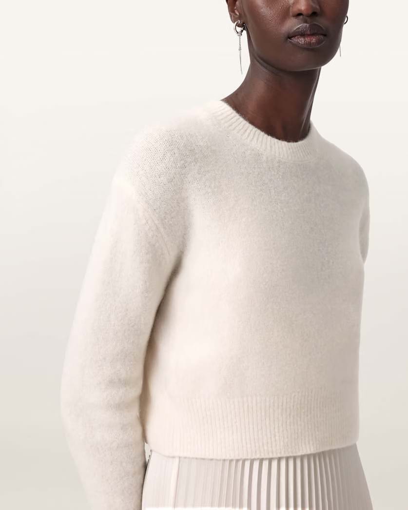 AllSaints Curtis Ophis 2 In 1 Dress Women's Chalk White Women's