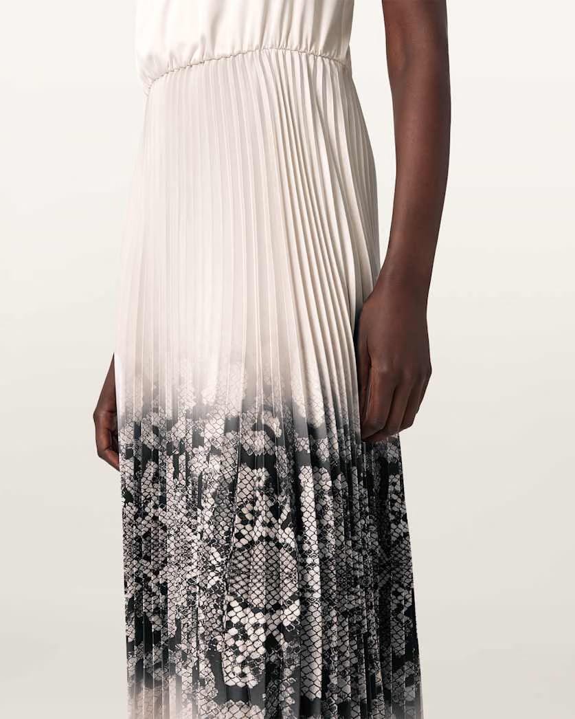 AllSaints Curtis Ophis 2 In 1 Dress Women's Chalk White Women's