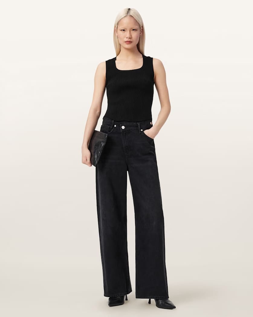 AllSaints Cruz Slim Fit Bodice Women's Burnt Umber Women's