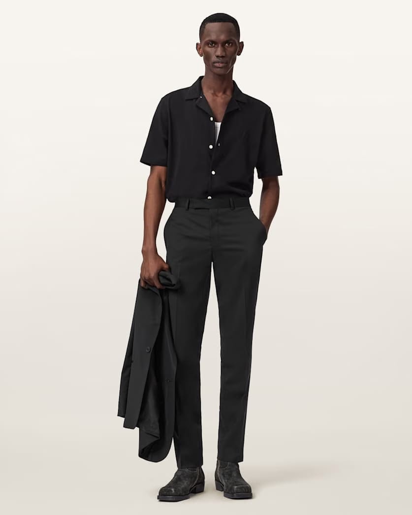 AllSaints Clyston Slim Fit Pants Black