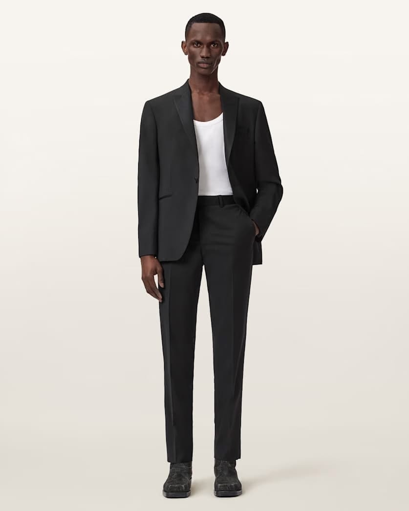AllSaints Clyston Slim Fit Pants Black