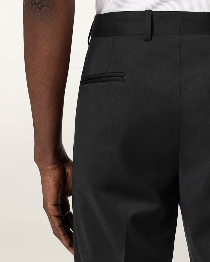 AllSaints Clyston Slim Fit Pants Black