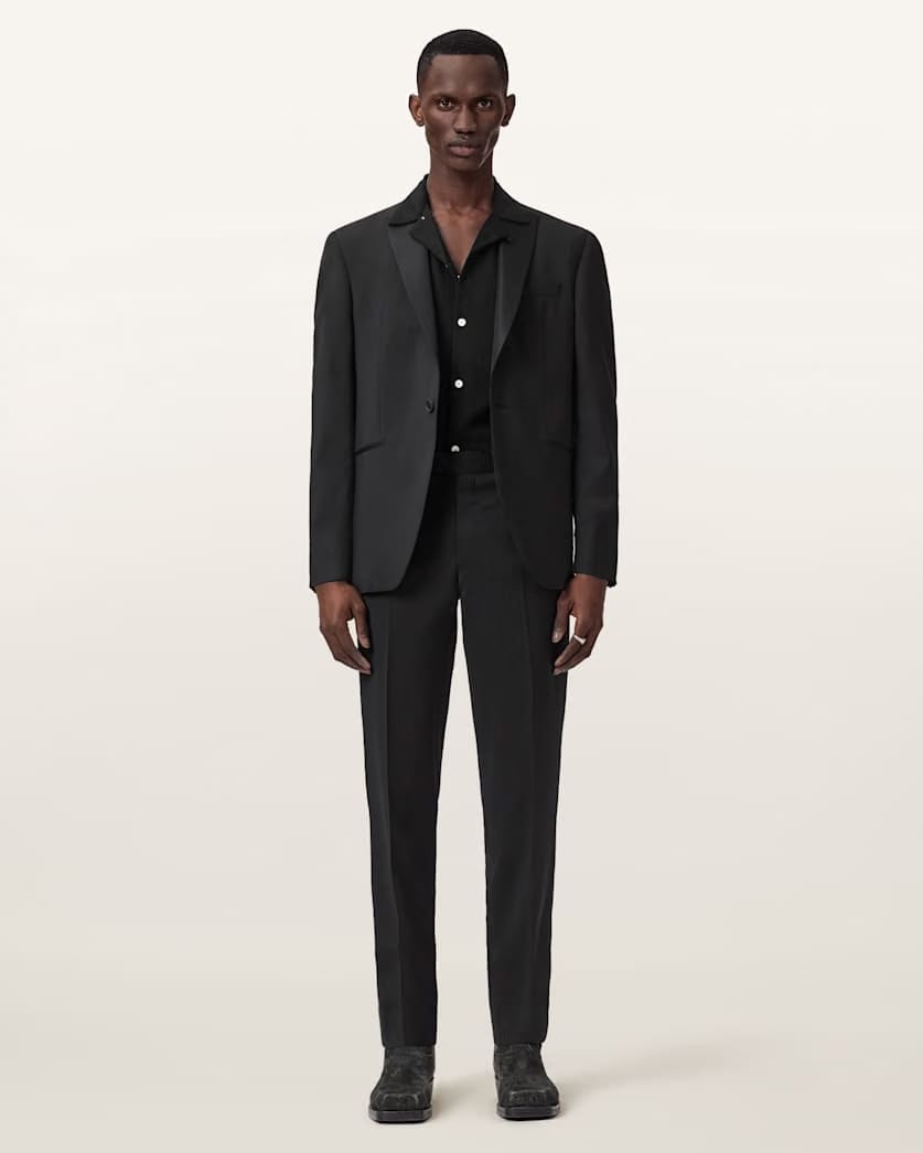 AllSaints Clyston Slim Fit Blazer Black