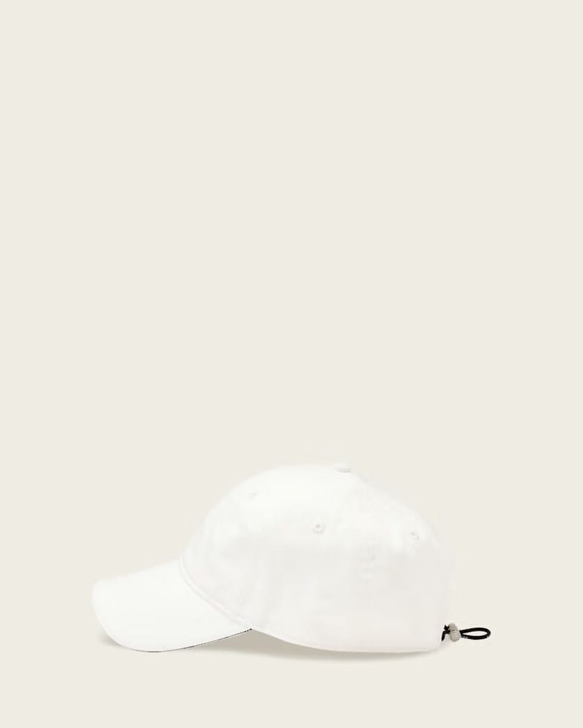AllSaints Billie Cord Baseball Cap Women's Chalk White Women's