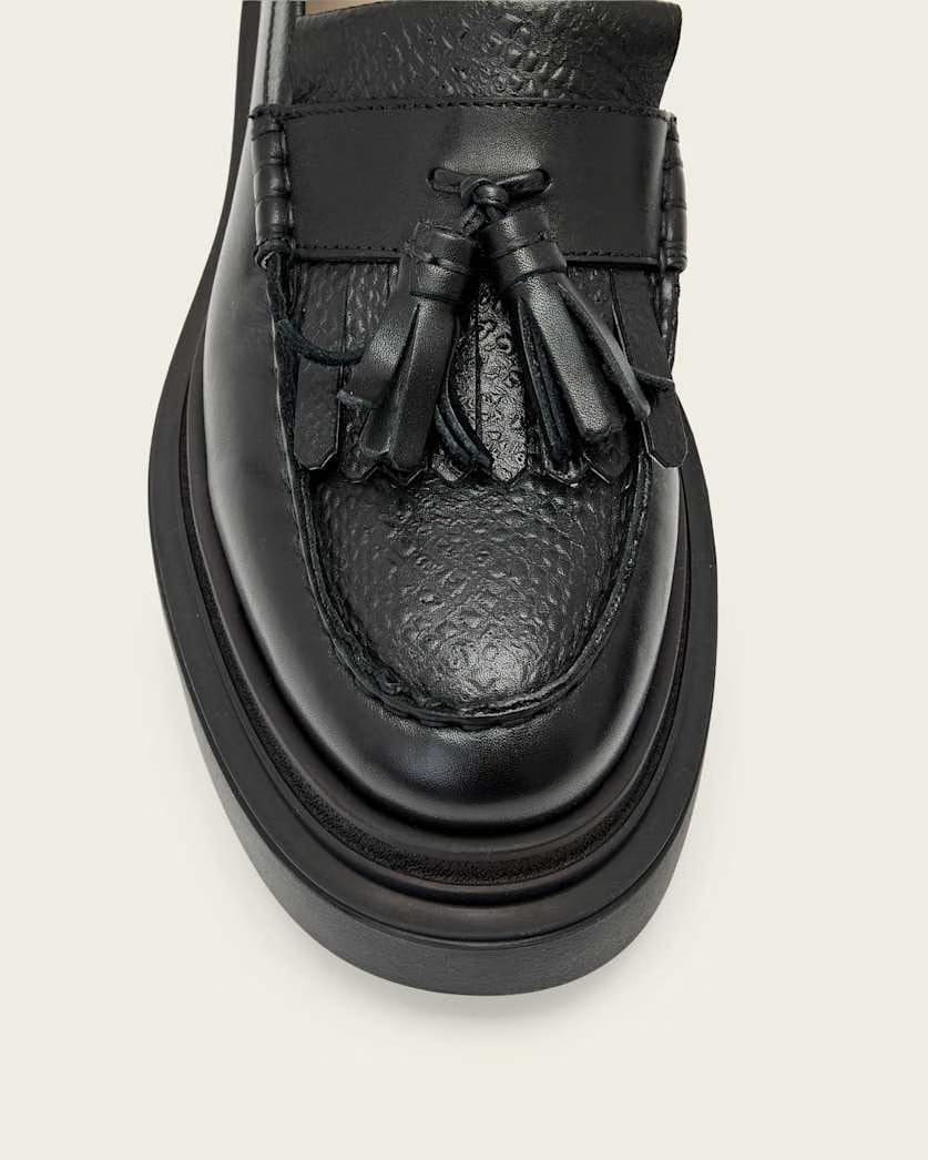 AllSaints Beth Tassel Loafers Women's Black Women's