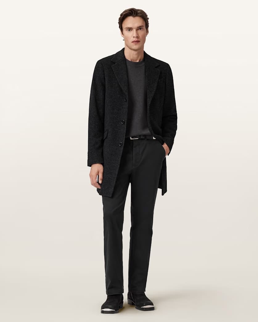 AllSaints Beckley Slim Fit Chinos Pebble Brown