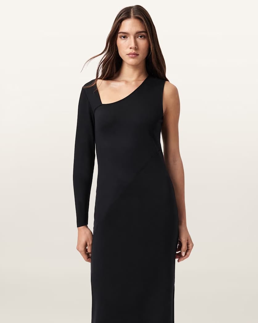 AllSaints Ari Jersey Maxi Dress Women's Black Women's