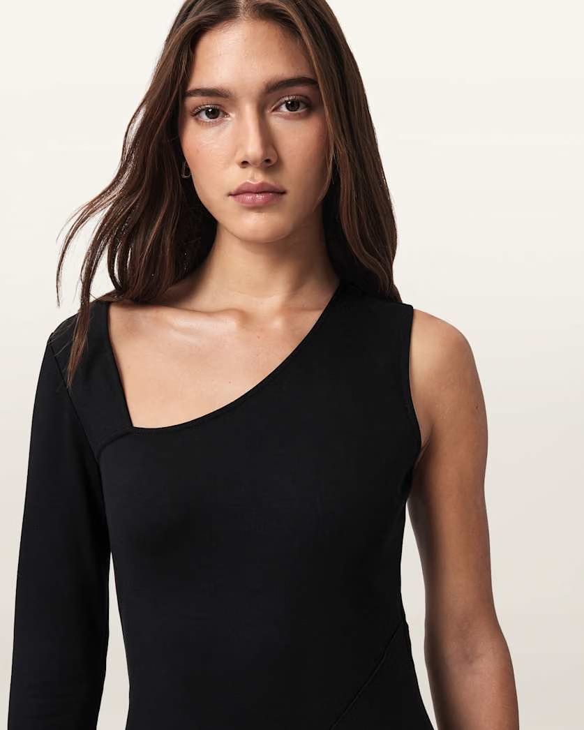 AllSaints Ari Jersey Maxi Dress Women's Black Women's