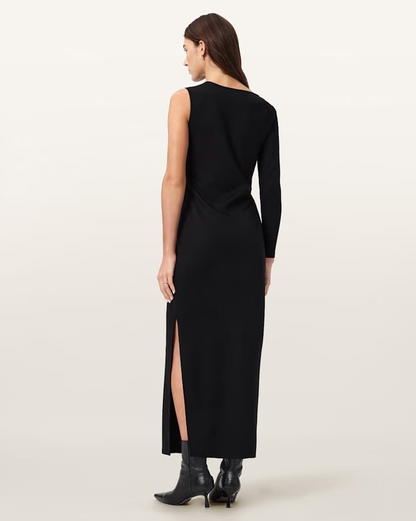 AllSaints Ari Jersey Maxi Dress Women's Black Women's