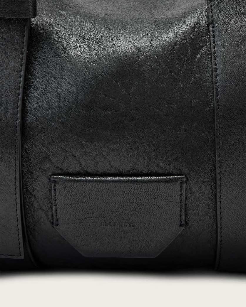 AllSaints Ares Grain Leather Shoulder Bag Women's Black Women's