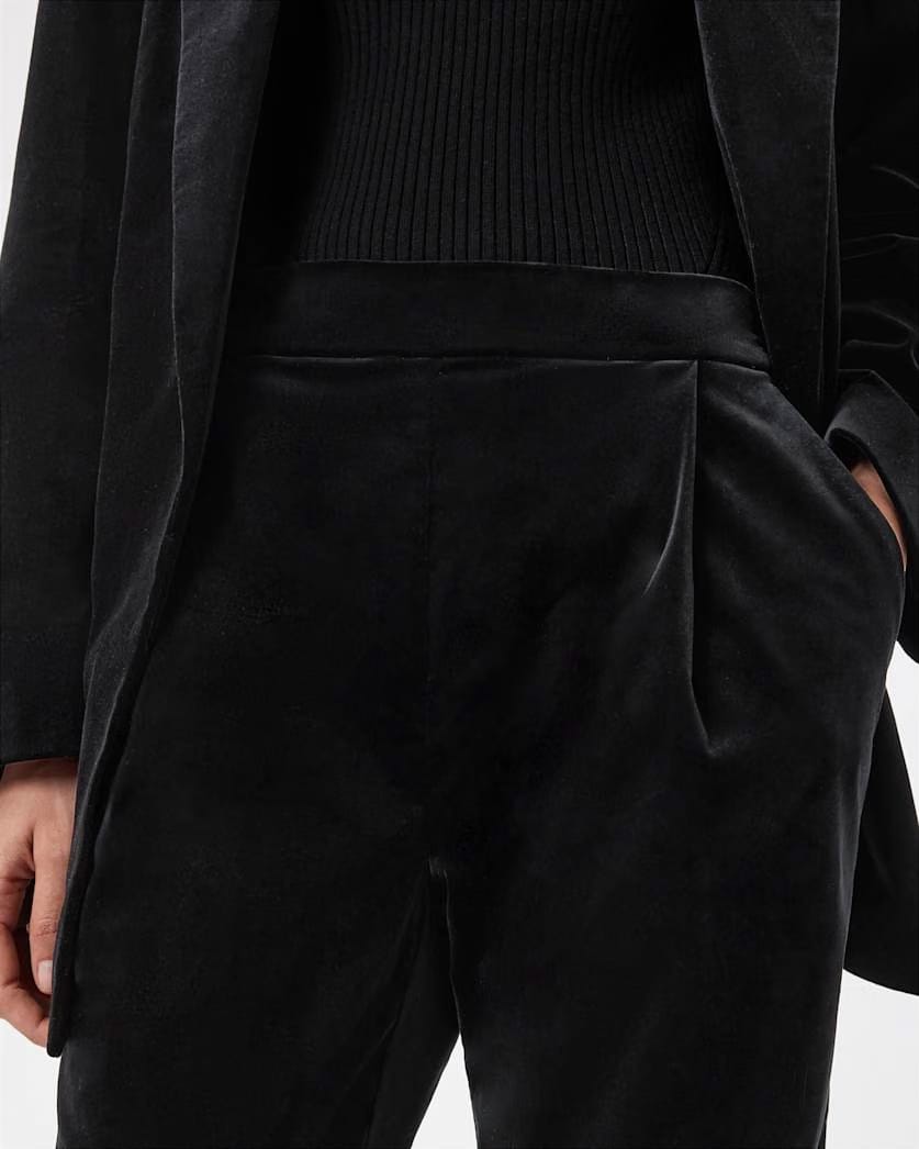 AllSaints Aleida Velvet Pants Women's Black Women's