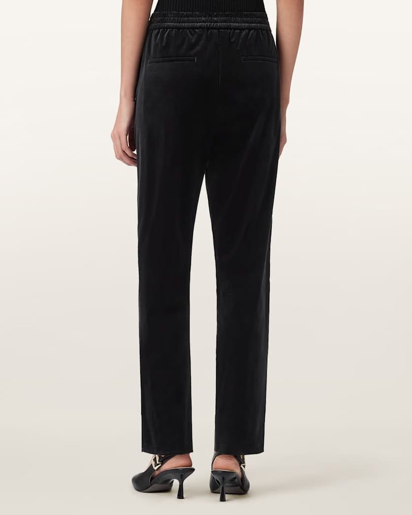 AllSaints Aleida Velvet Pants Women's Black Women's
