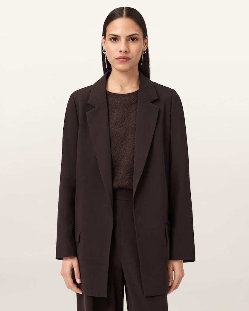 AllSaints Aleida Lightweight Tri Blazer Women's Haze Green Women's