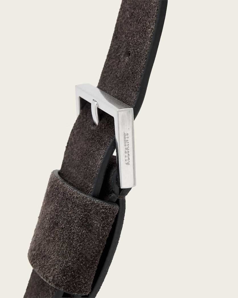 AllSaints Alba Suede Crossbody Bag Women's Bitter Brown Women's