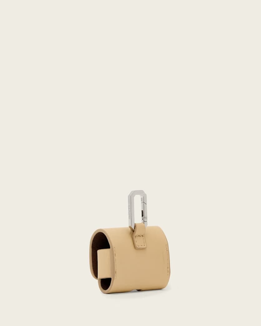 AllSaints Airpod Leather Hex Case Women's Mellow Yellow Women's