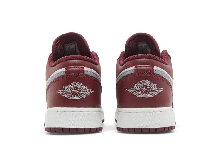 JORDAN 1 LOW WHITE BORDEAUX (GS)