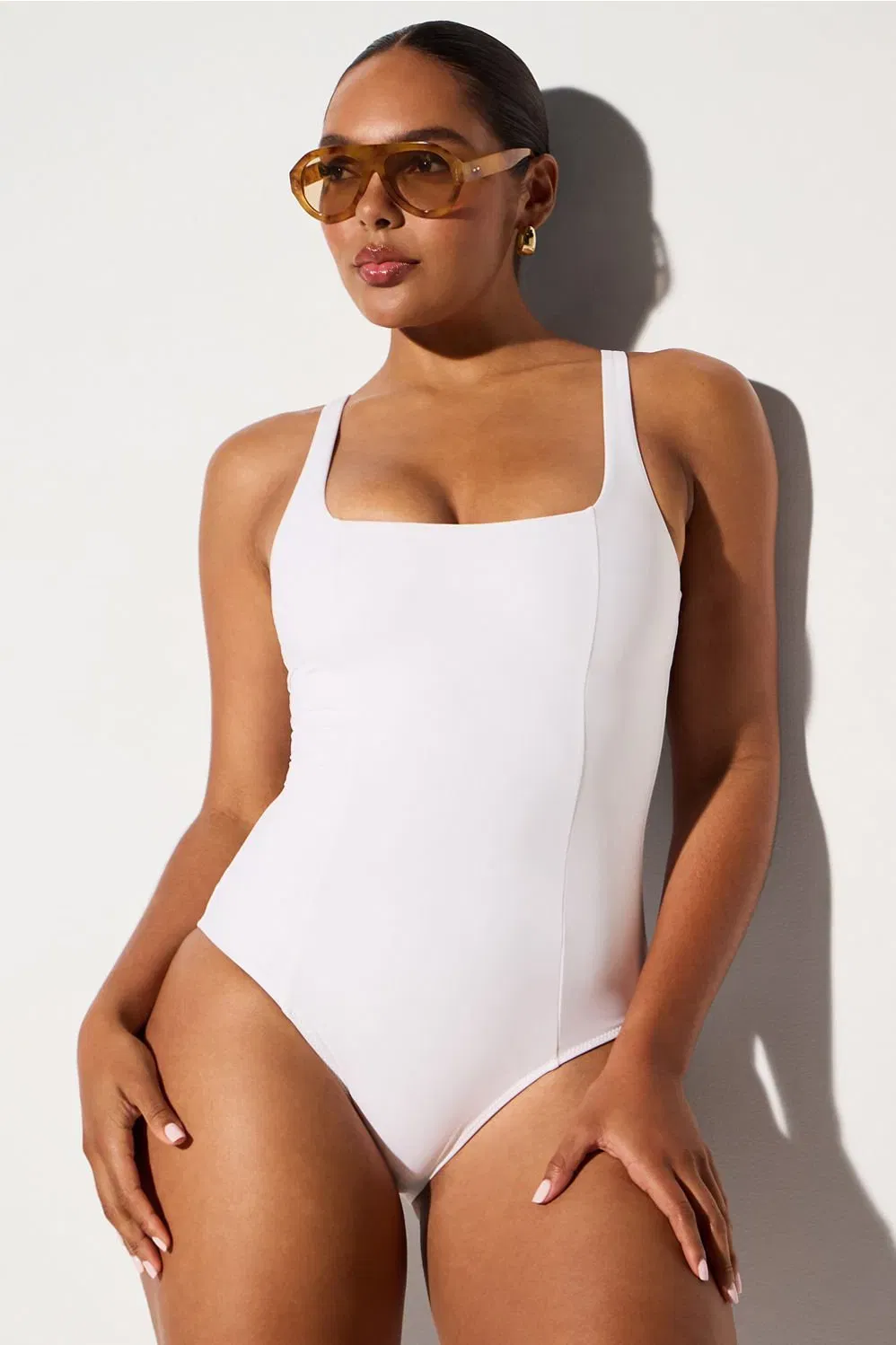 Fabletics Shaping Swim Waist Cinching One Piece