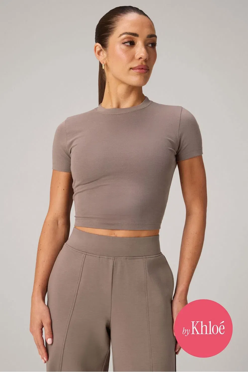 Fabletics Classic Cotton Cropped Baby T-Shirt