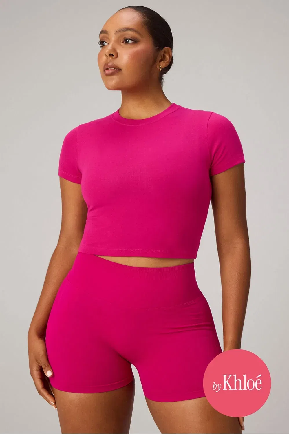 Fabletics Classic Cotton Cropped Baby T-Shirt