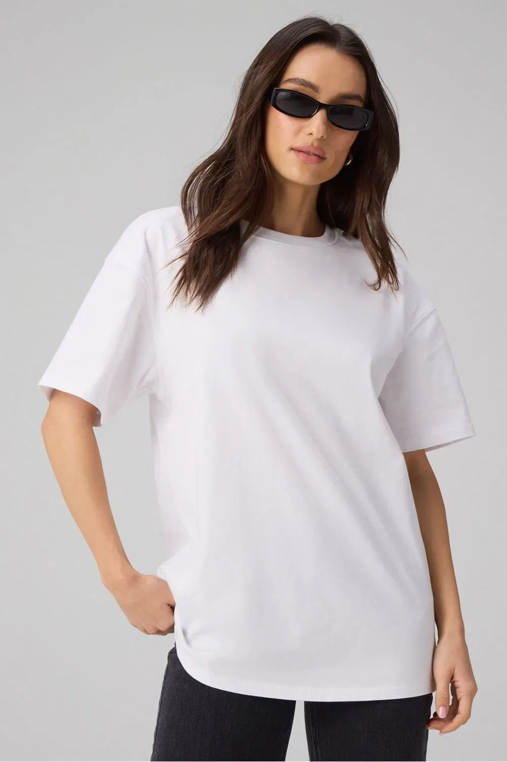 Fabletics 100% Cotton Boyfriend Short-Sleeve Tee