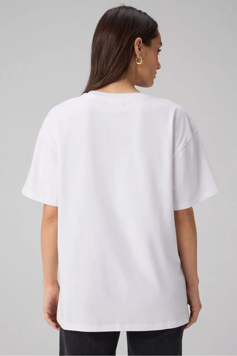 Fabletics 100% Cotton Boyfriend Short-Sleeve Tee