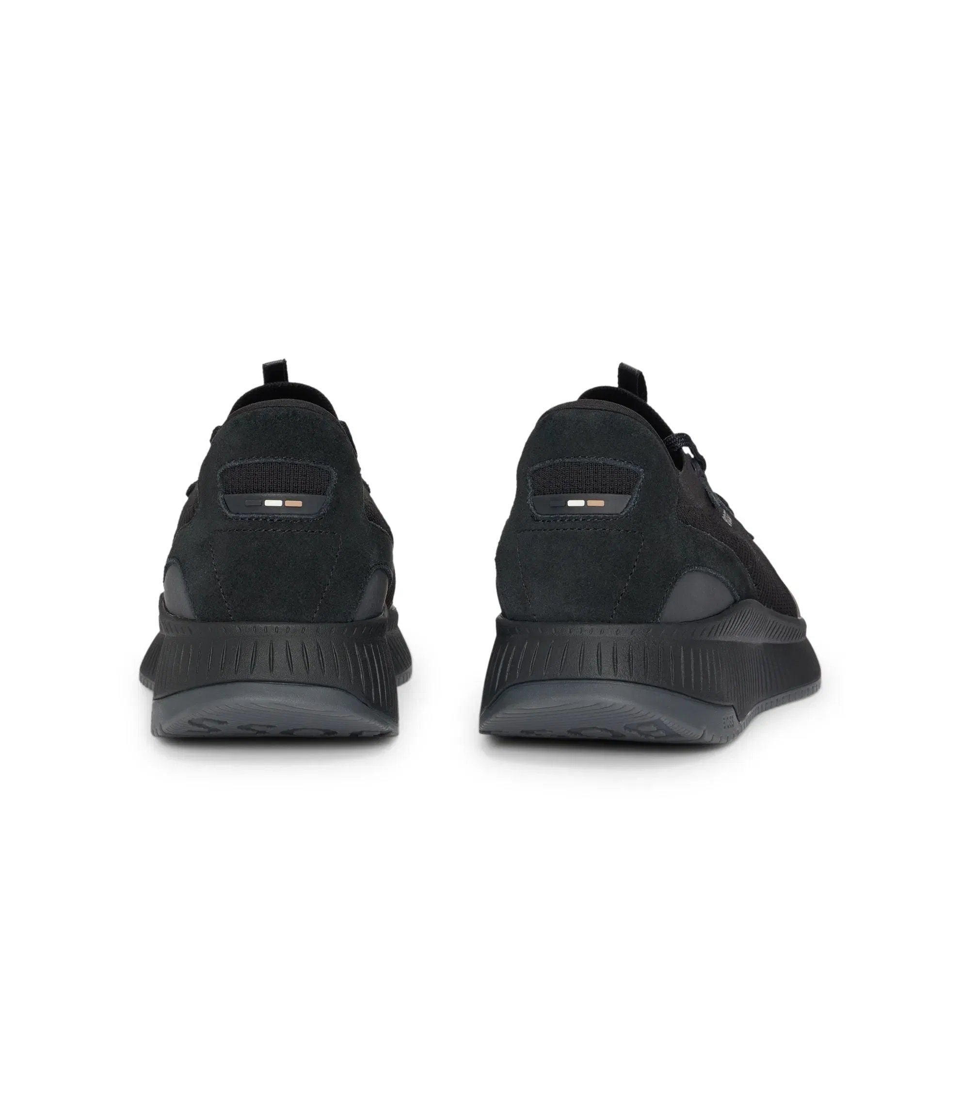 Boss Ttnm Evo Trainers With Knitted Uppers Black Black