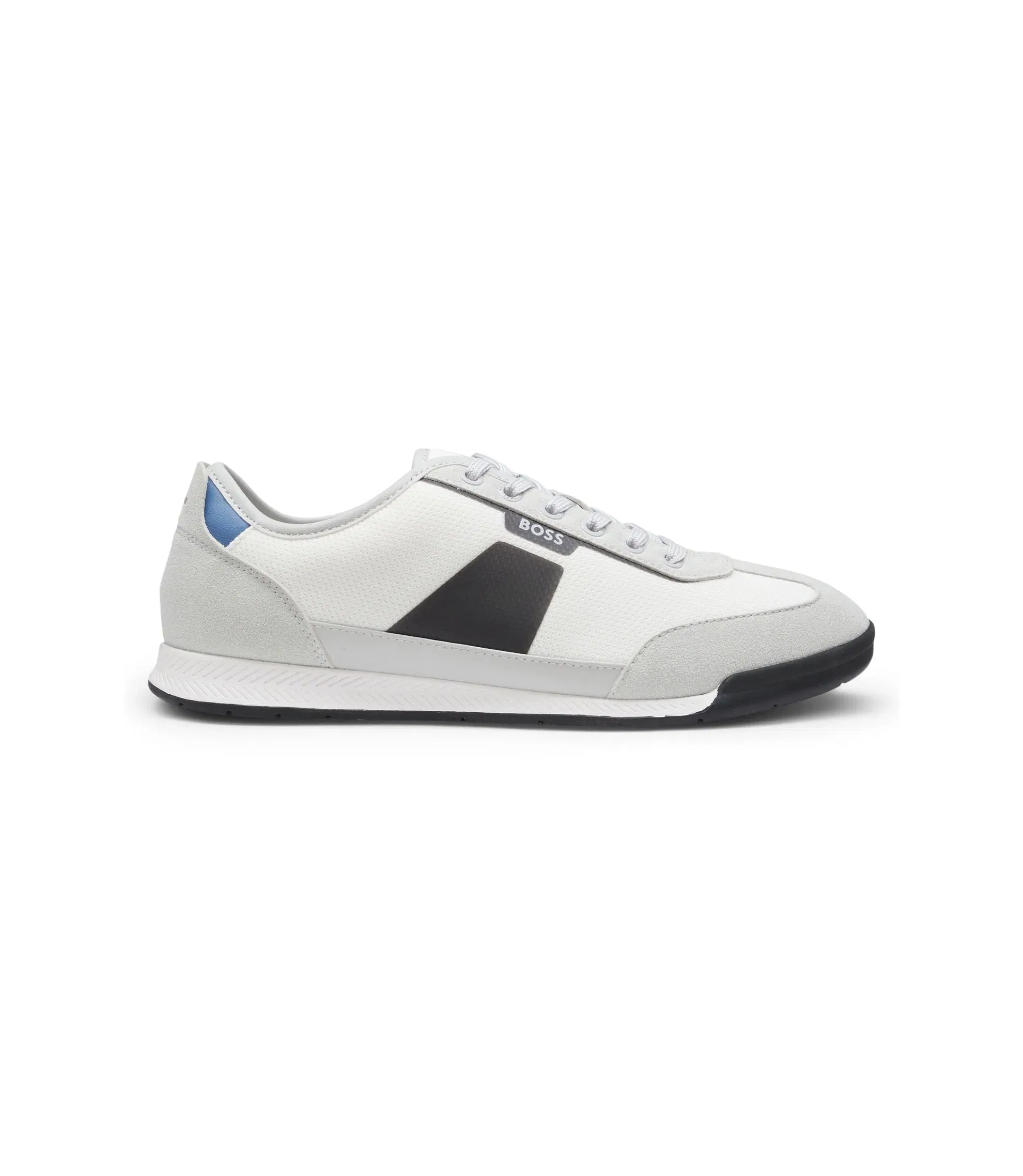 Boss Trainers With Mesh Detailing Light Grey Light Grey