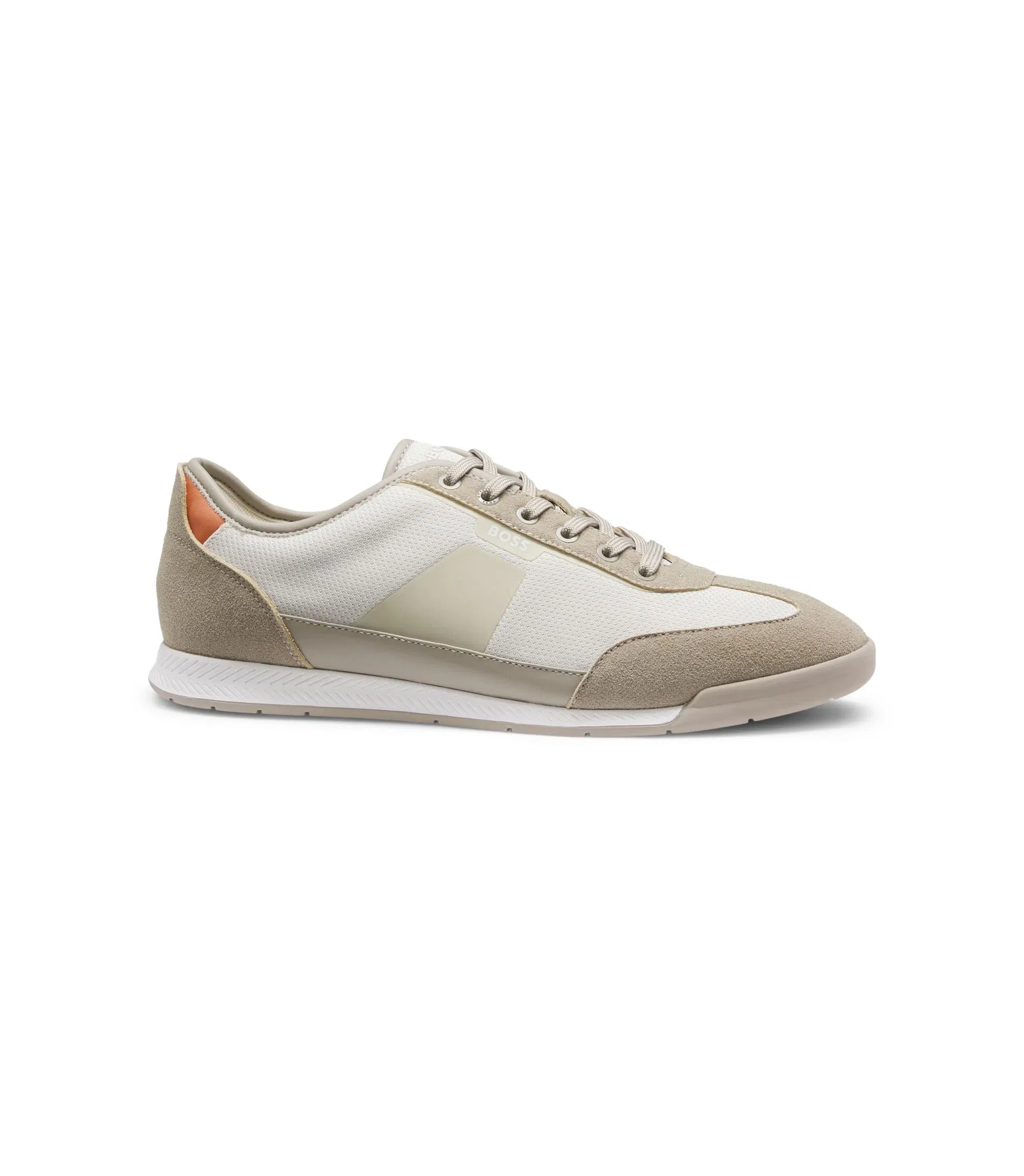 Boss Trainers With Mesh Detailing Light Beige Light Beige