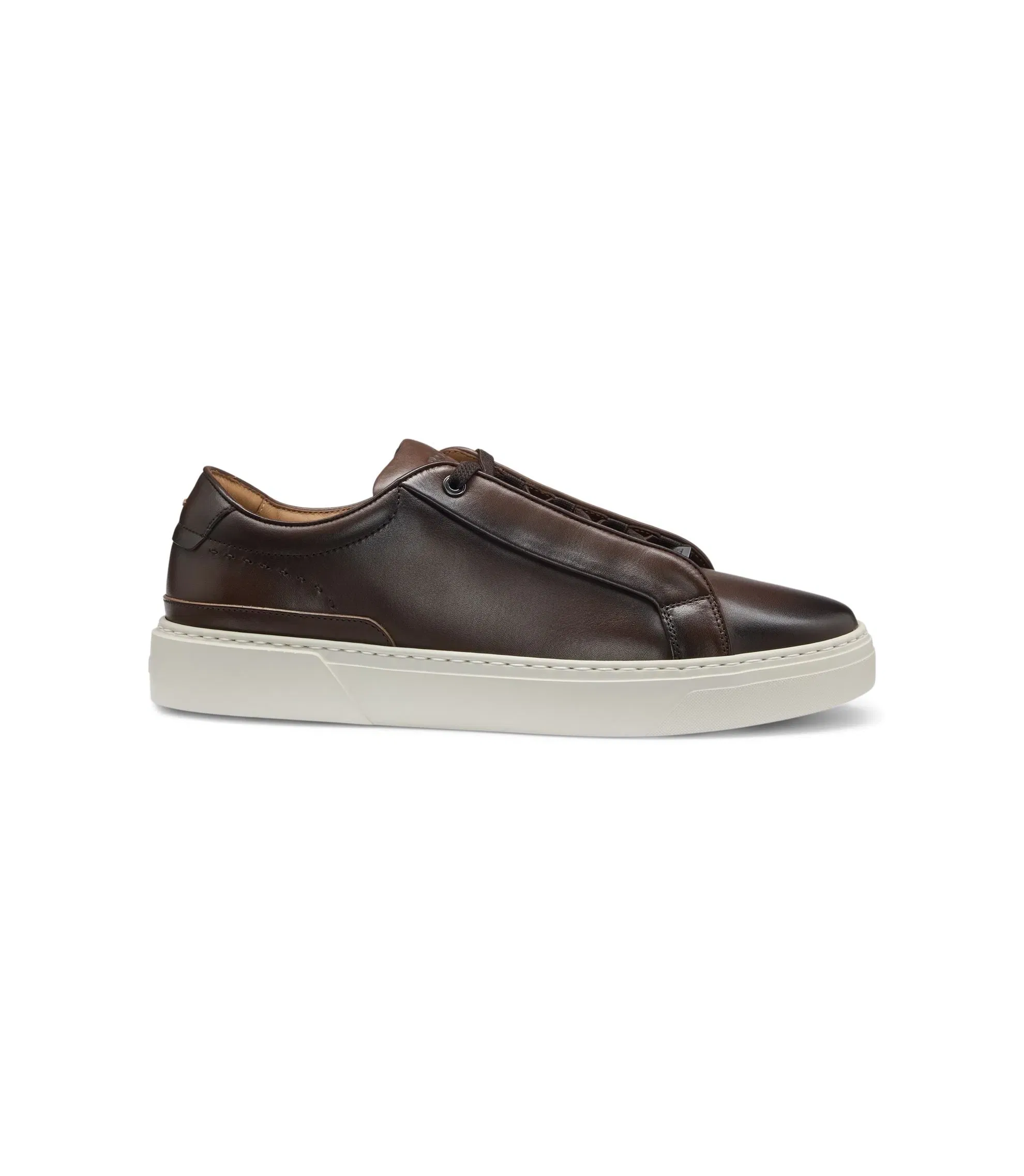 Boss Gary Trainers With Hidden Laces Dark Brown Dark Brown
