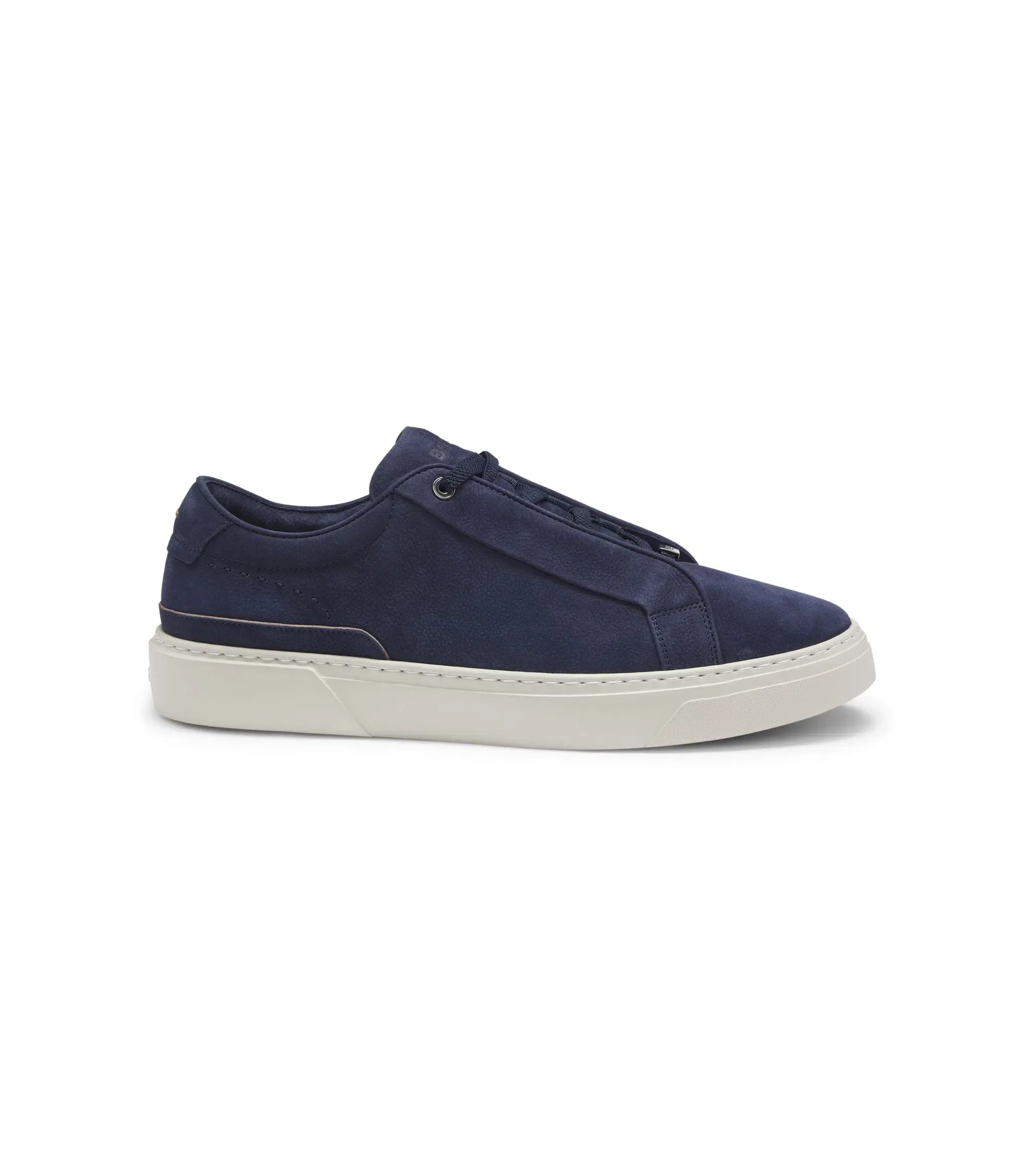 Boss Gary Trainers In Nubuck Dark Blue Dark Blue