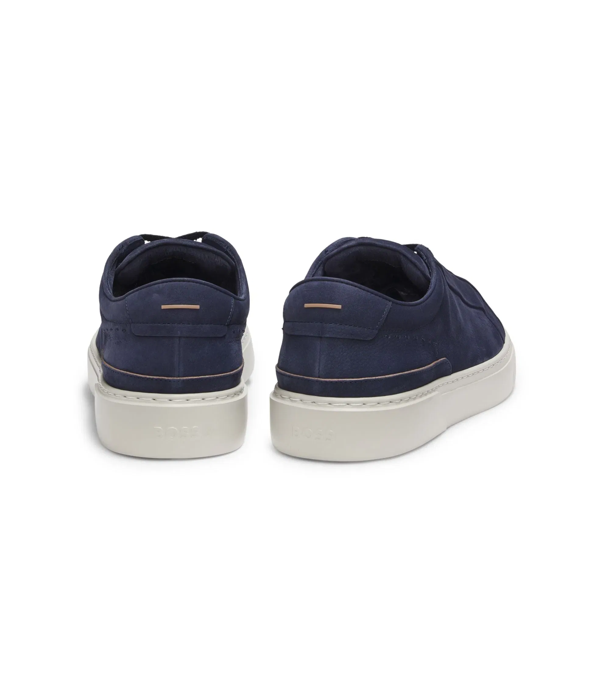 Boss Gary Trainers In Nubuck Dark Blue Dark Blue