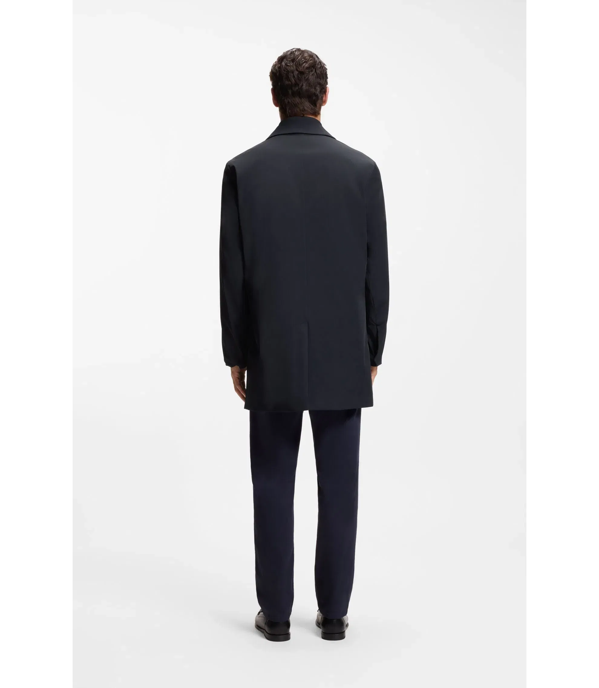 Boss Wrinkle Resistant 3 In 1 Coat With Water Repellent Finish Dark Blue