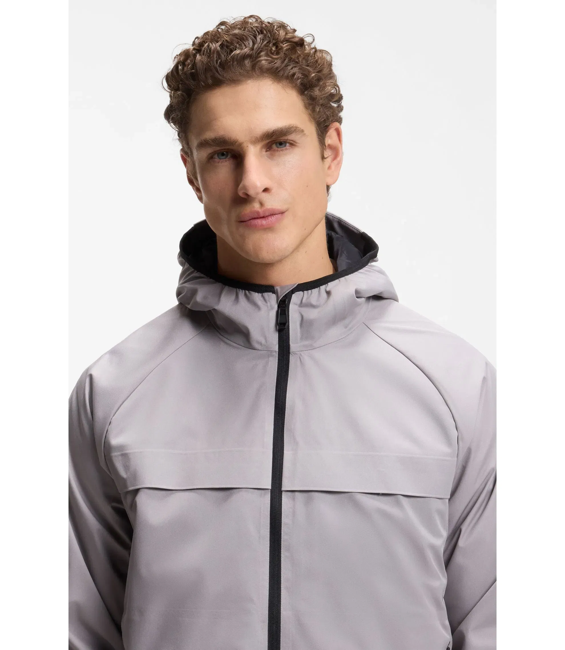 Boss Three In One Jacket With Detachable Inner Light Grey
