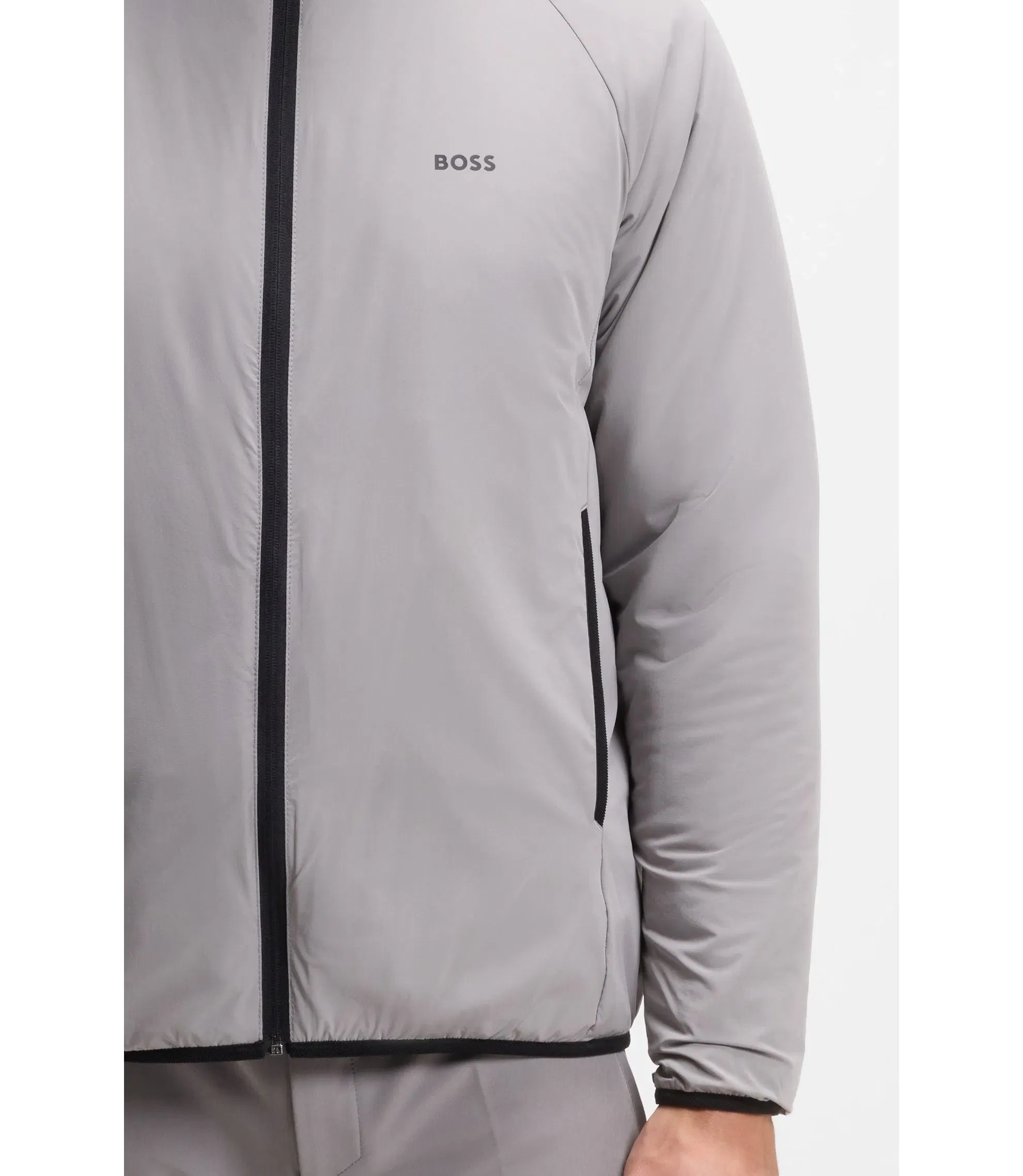 Boss Three In One Jacket With Detachable Inner Light Grey