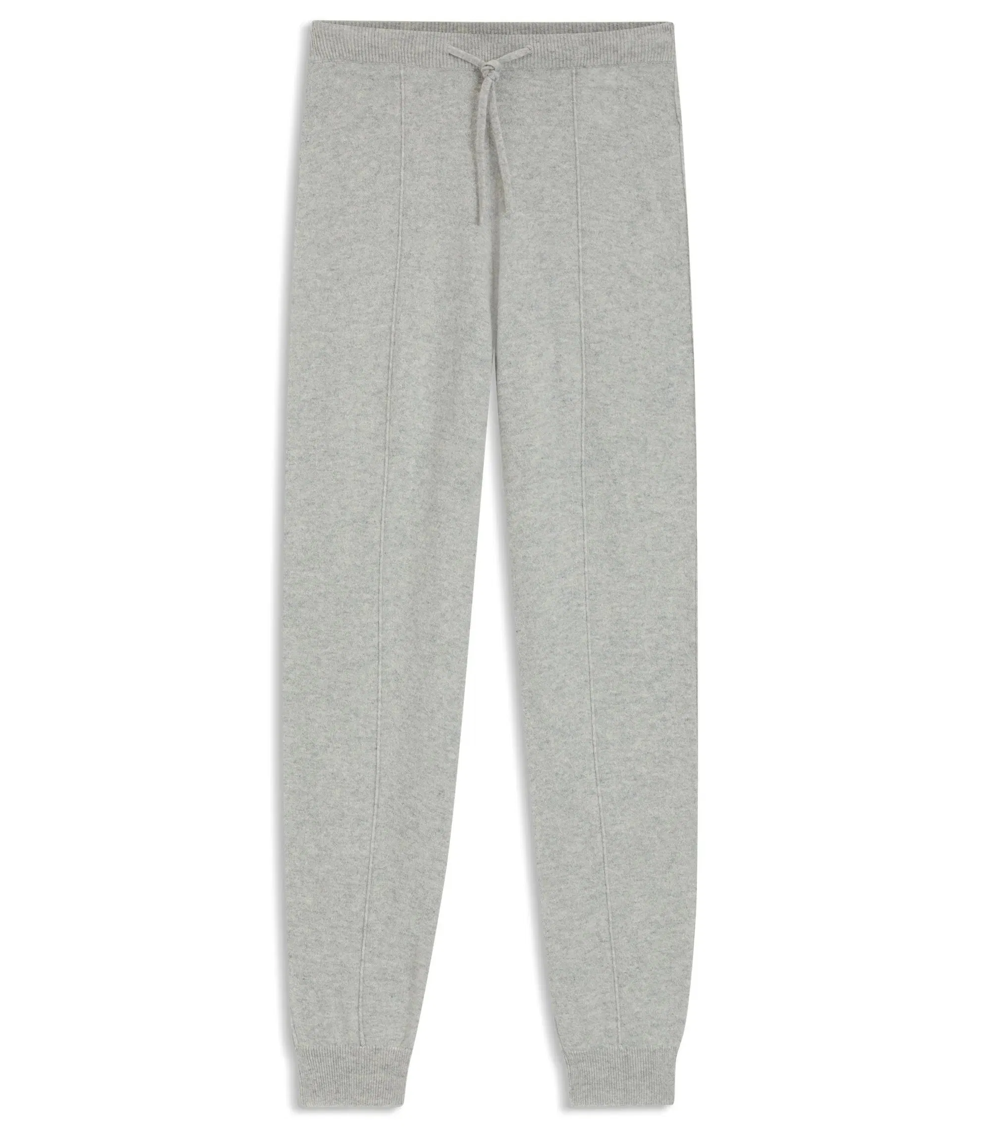 Boss Tapered Fit Track Pants In Cashmere Light Grey Women's