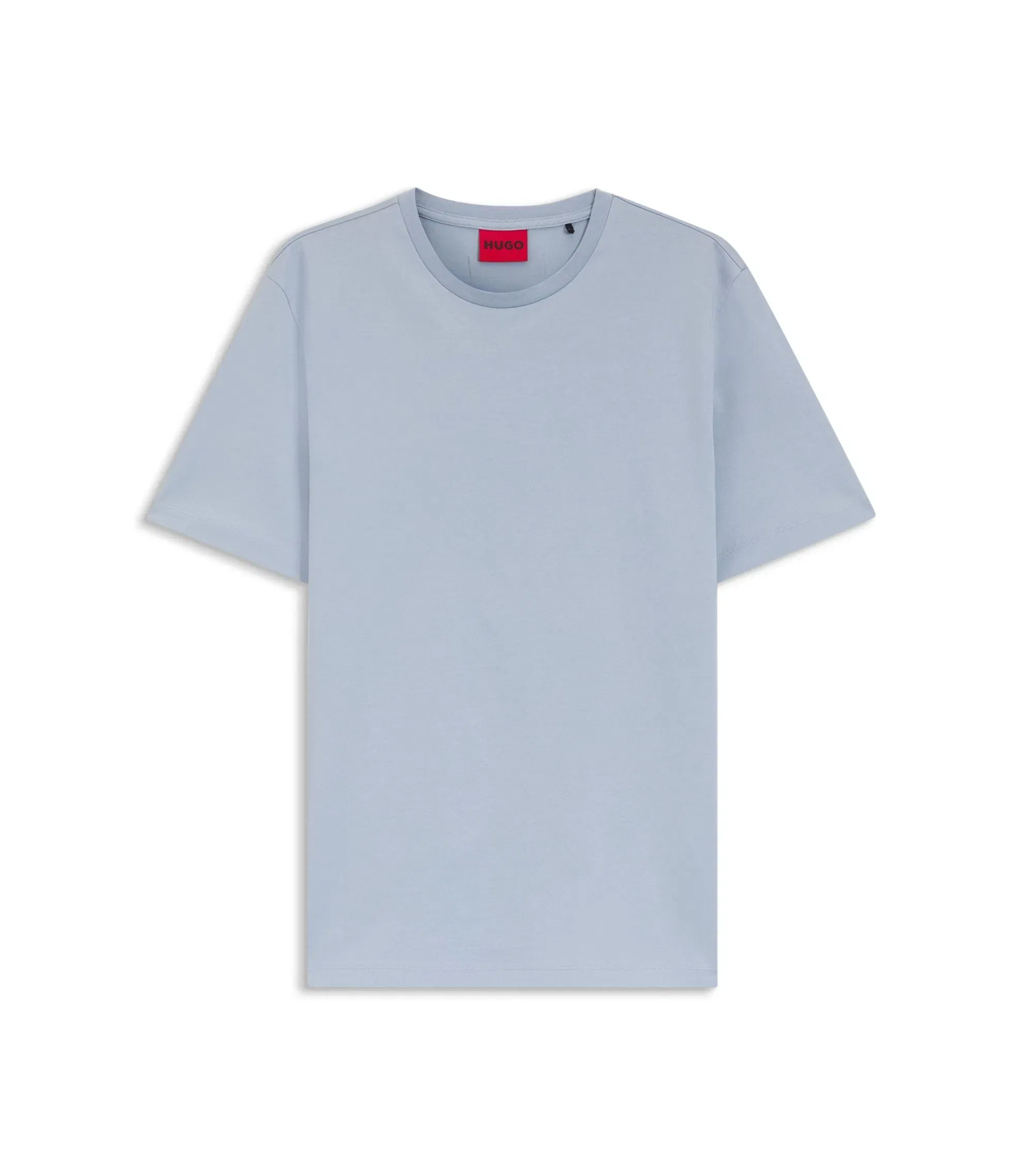 Hugo Slim Fit T-Shirt With Mercerised Cotton Purple