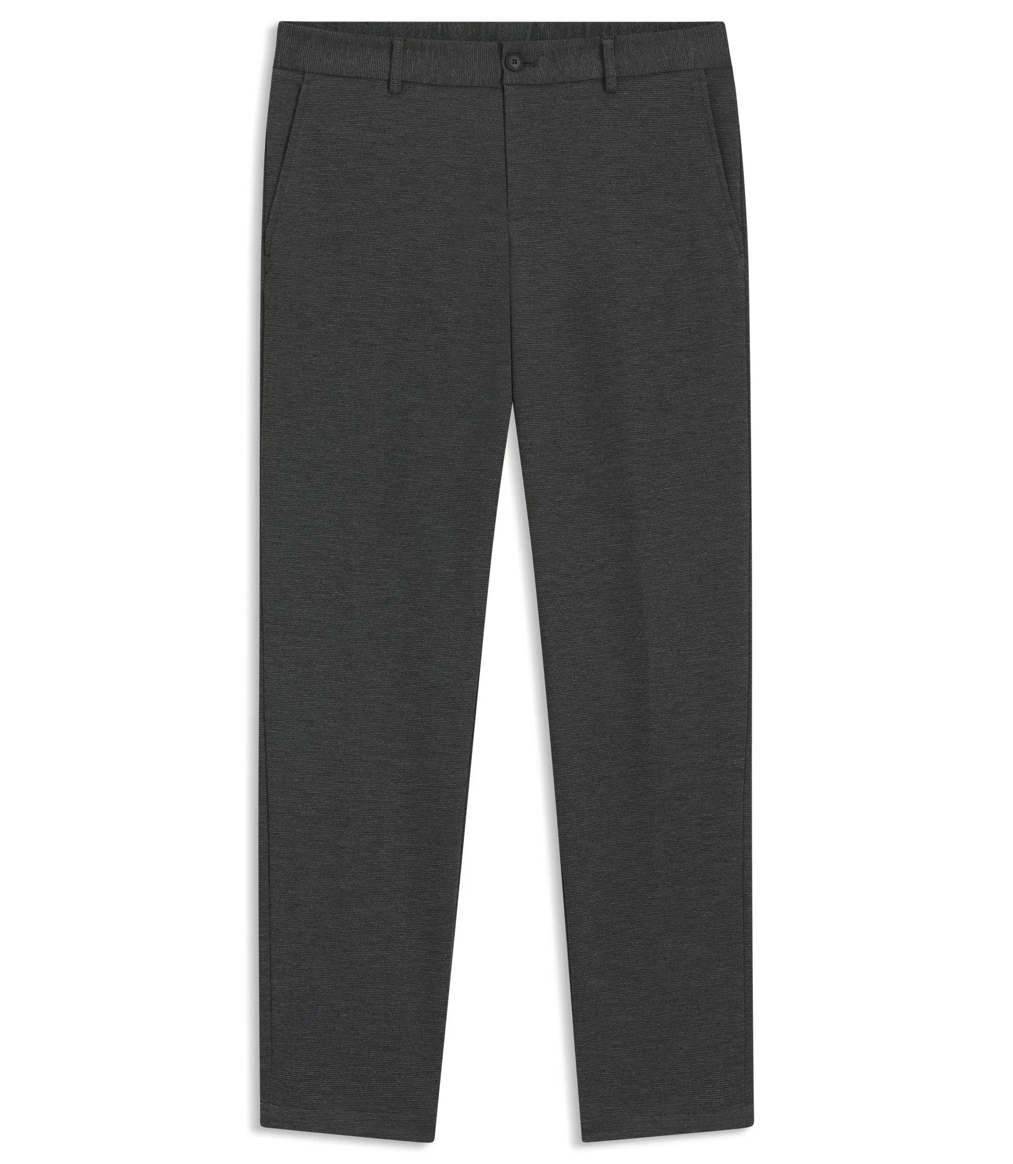 Boss Slim Fit Trousers In Performance Stretch Fabric Silver