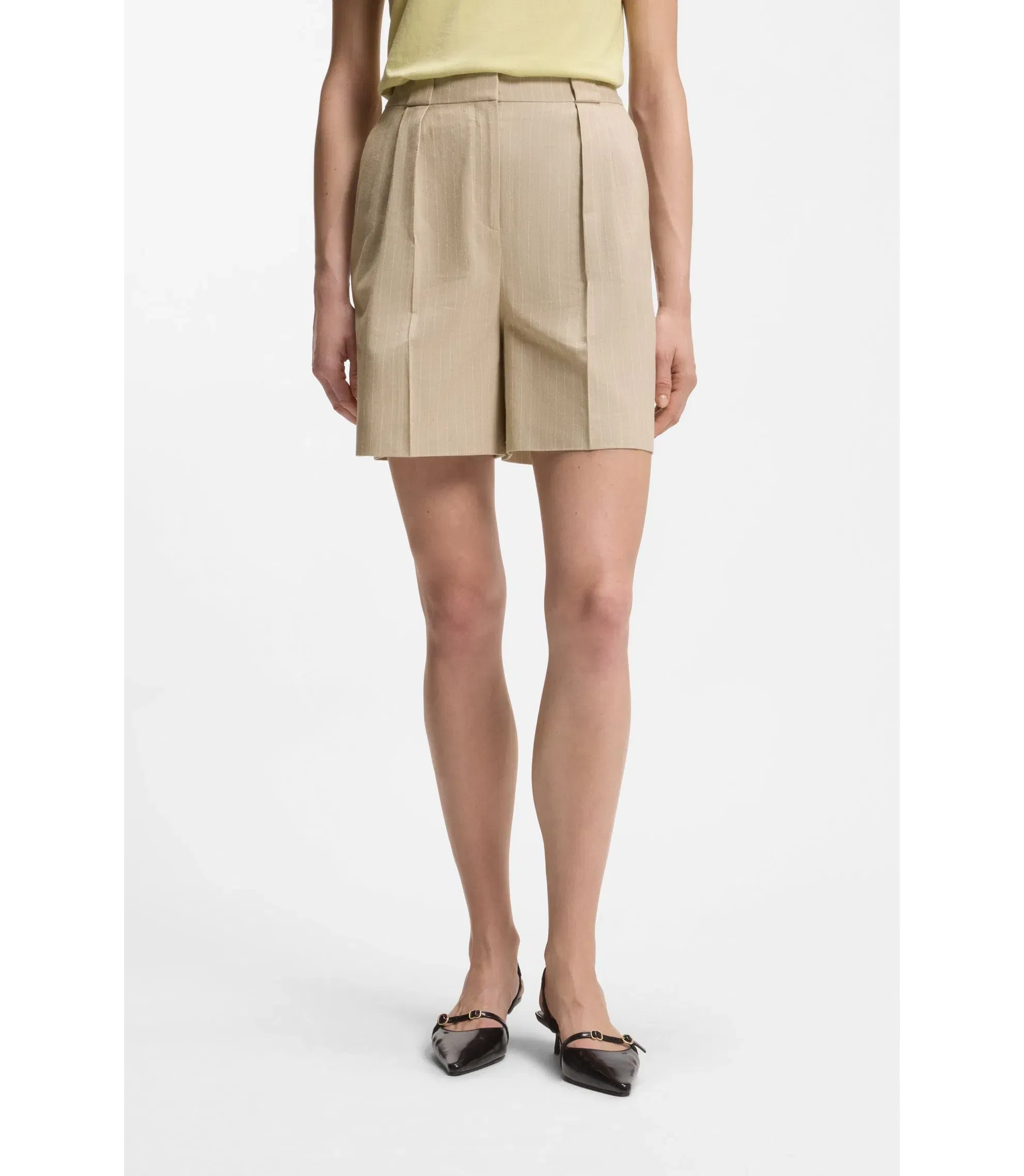 Hugo Relaxed Fit Shorts Patterned Women's