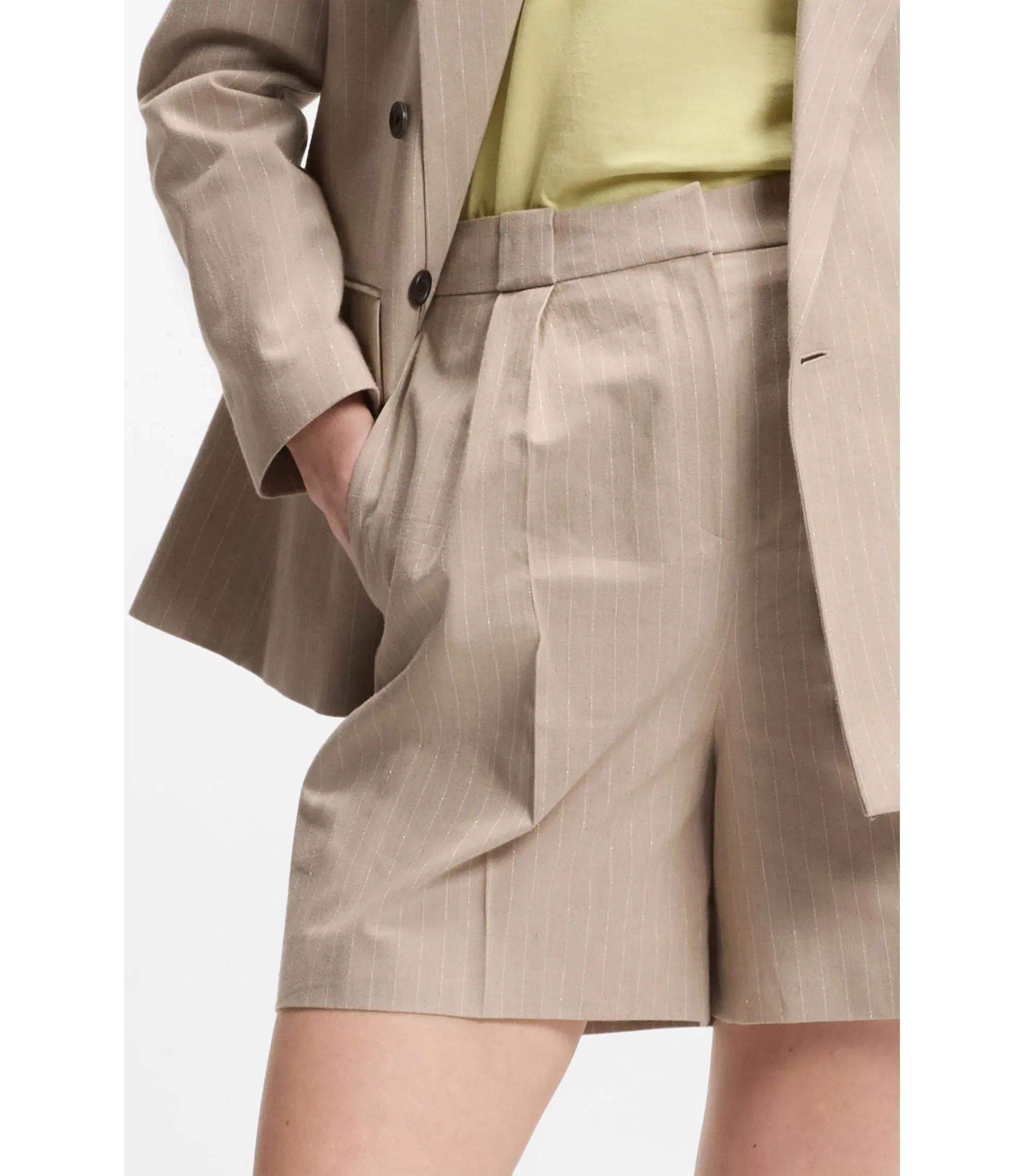 Hugo Relaxed Fit Shorts Patterned Women's
