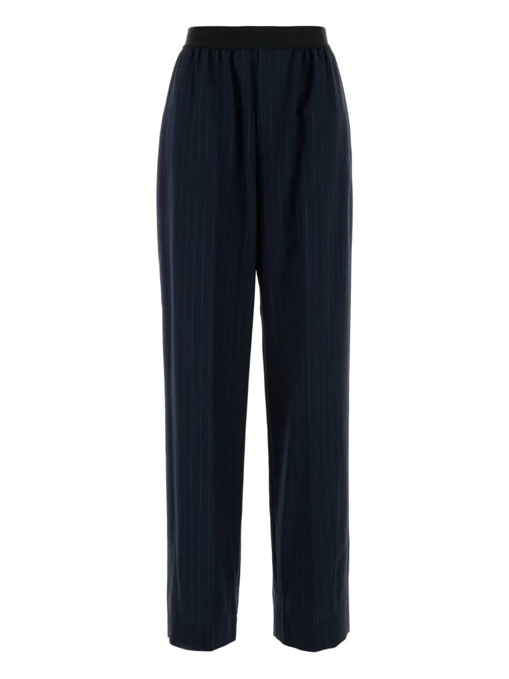 embroidered wool trousers