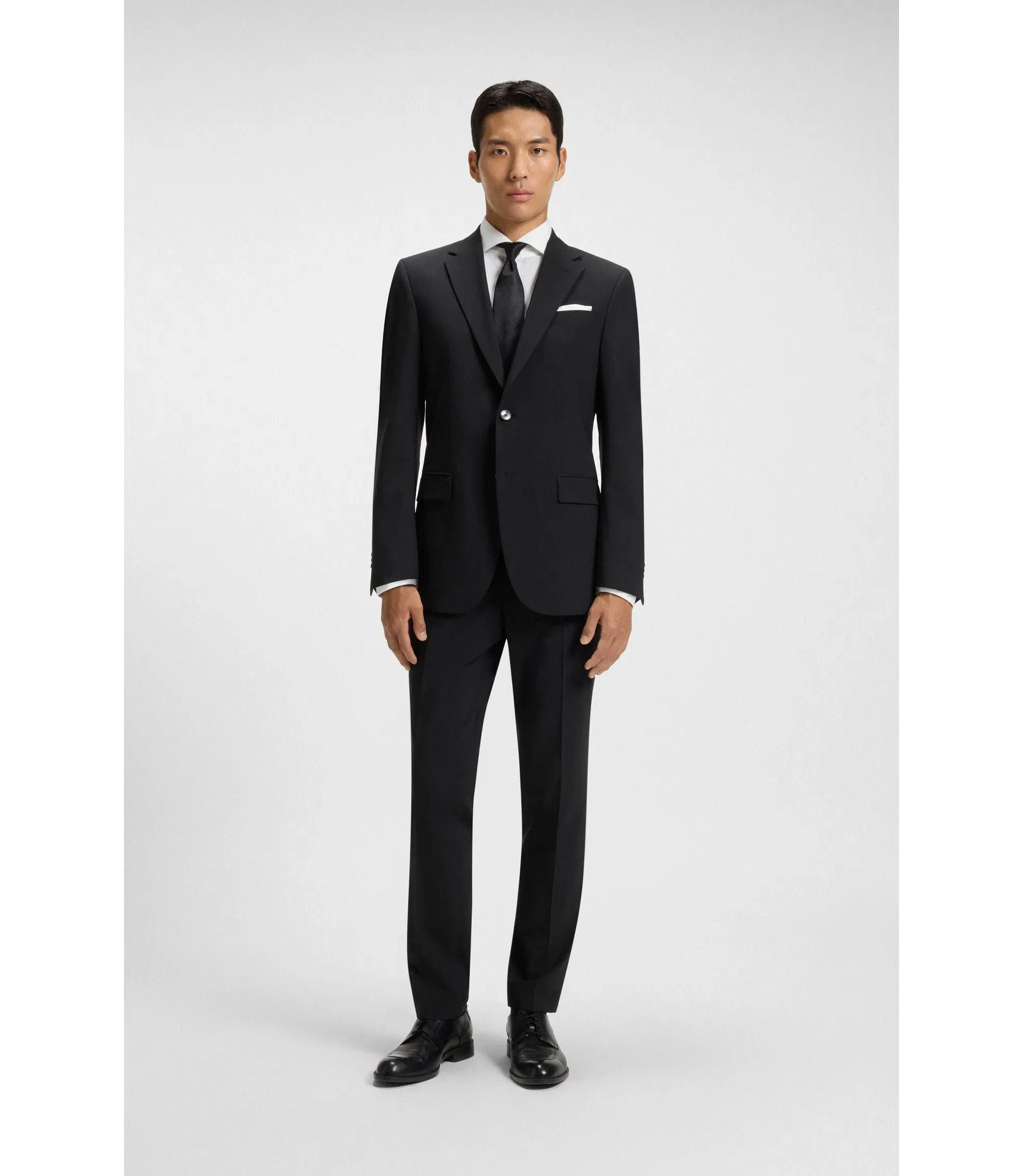Boss Regular Fit Stretch Twill Dress Shirt White