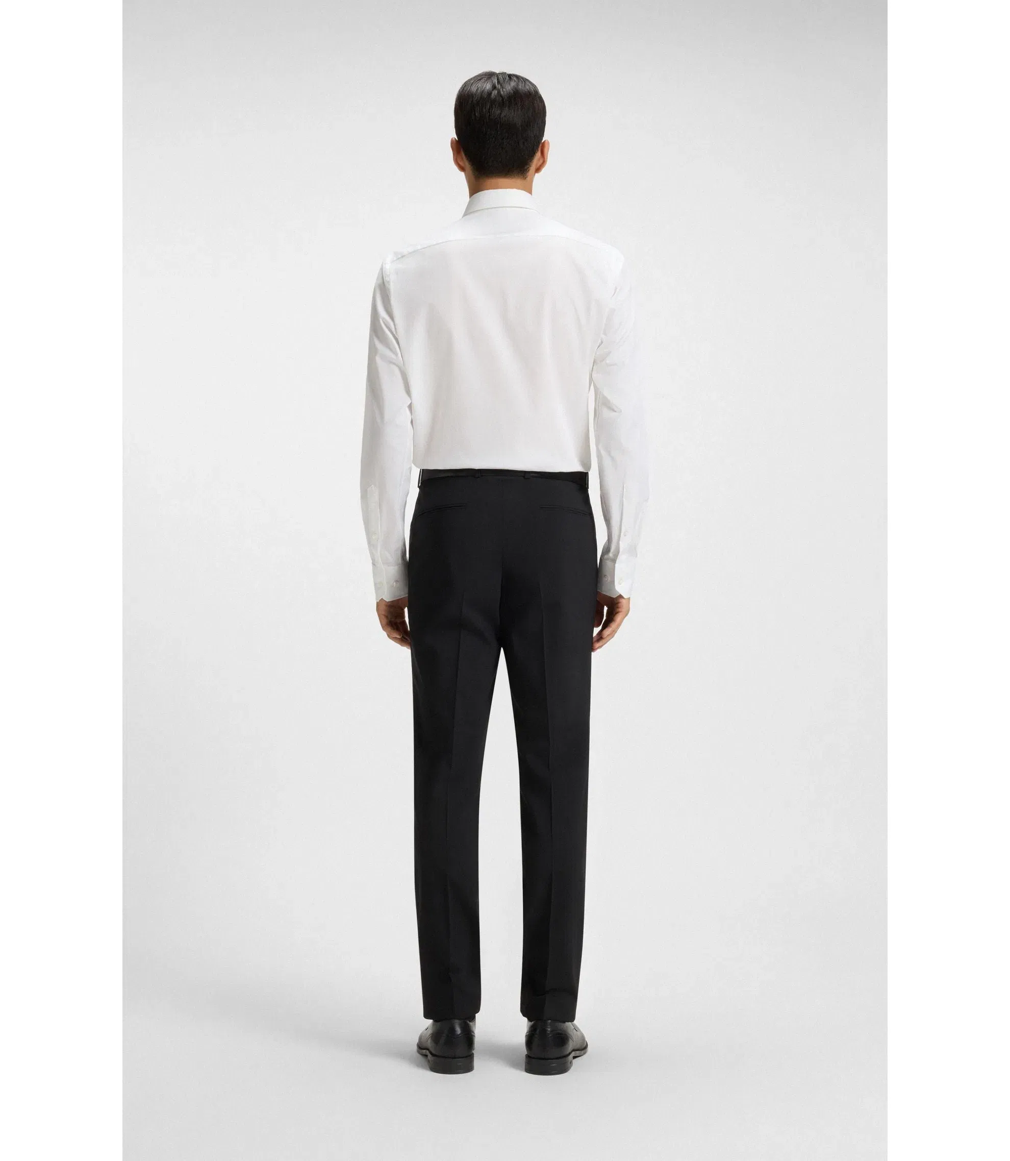 Boss Regular Fit Stretch Twill Dress Shirt White