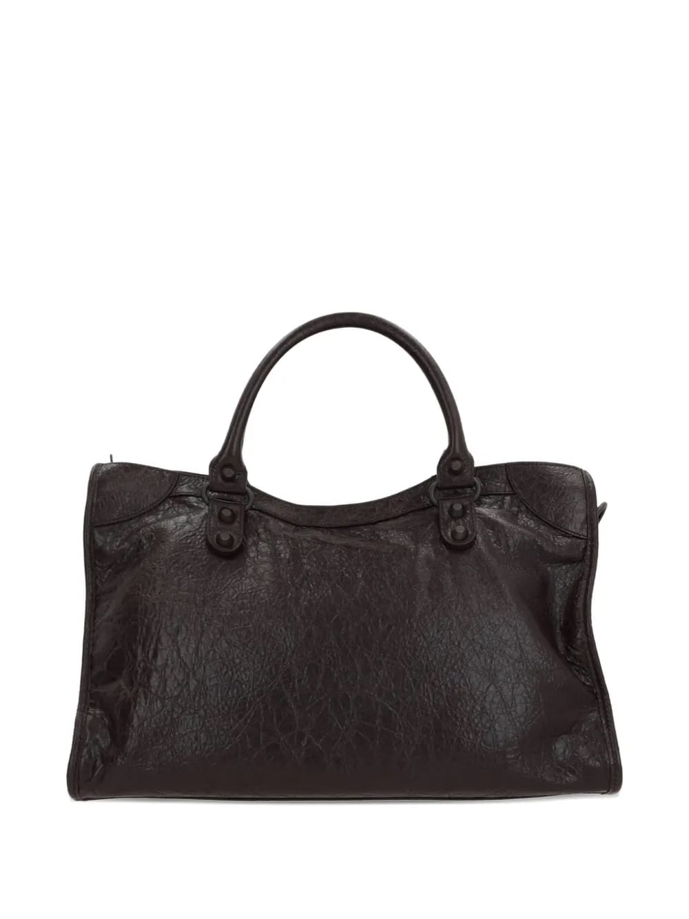 Le City stud-embellished leather tote bag