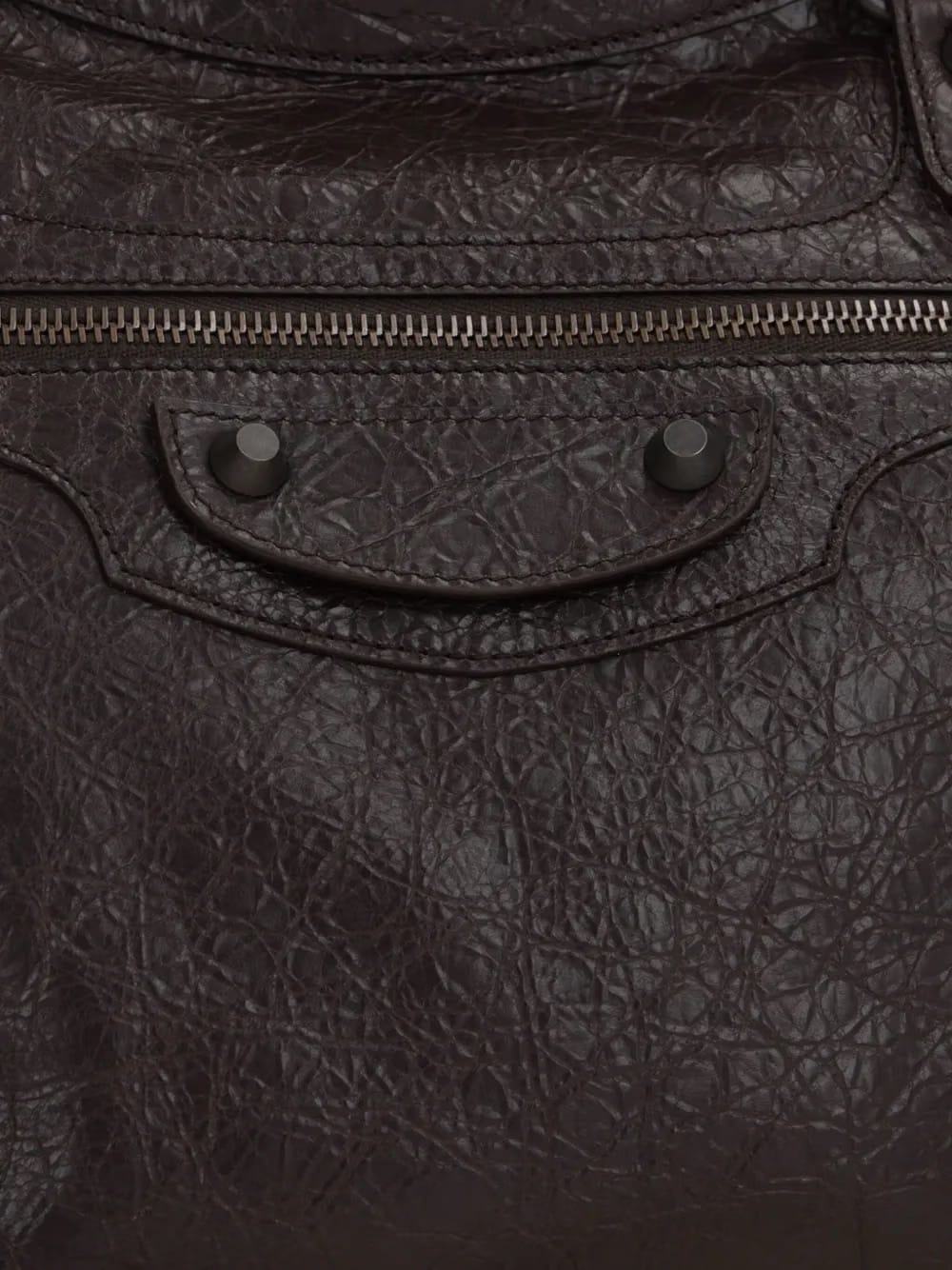 Le City stud-embellished leather tote bag