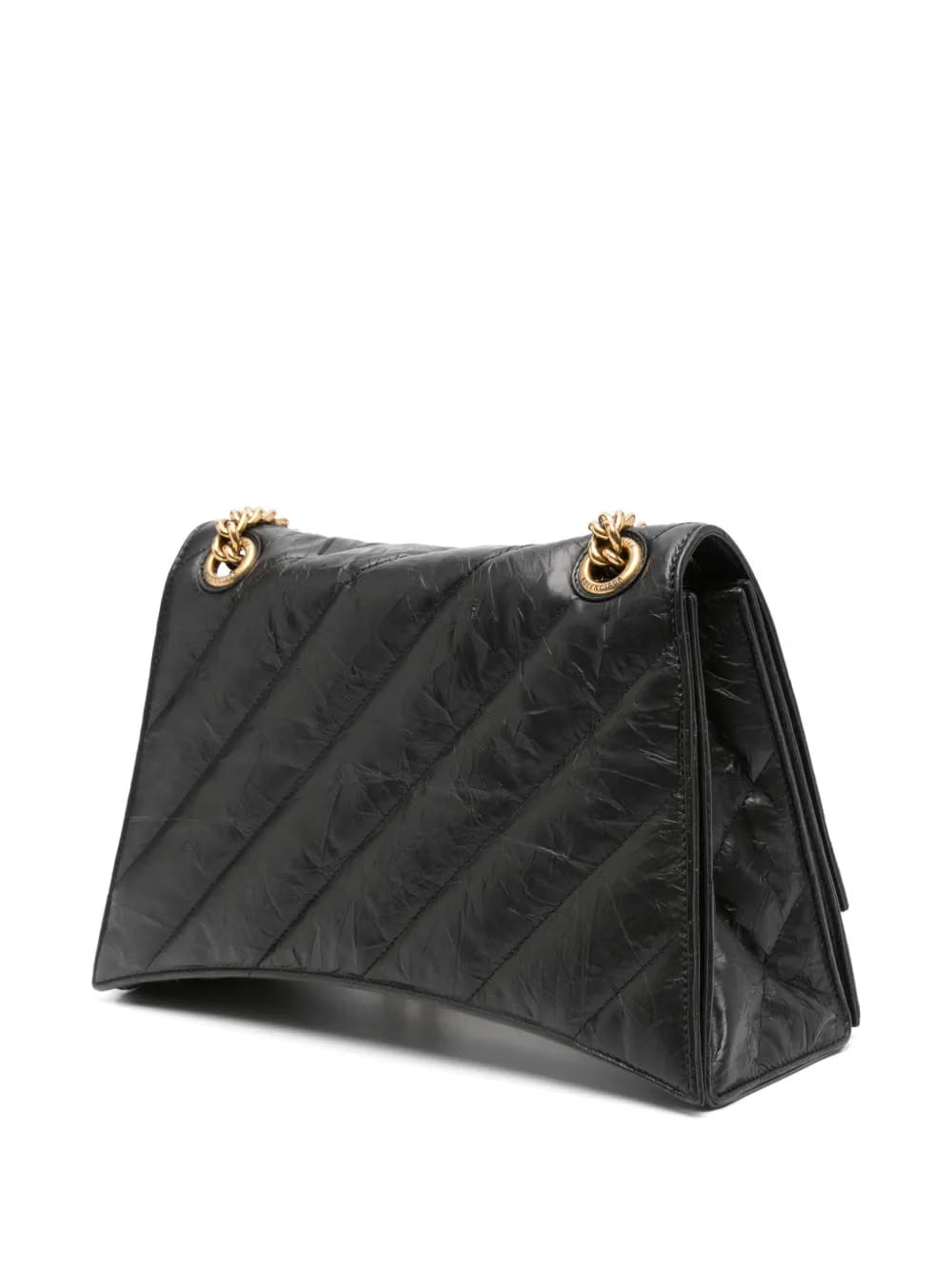 Crush quilted shoulder bag