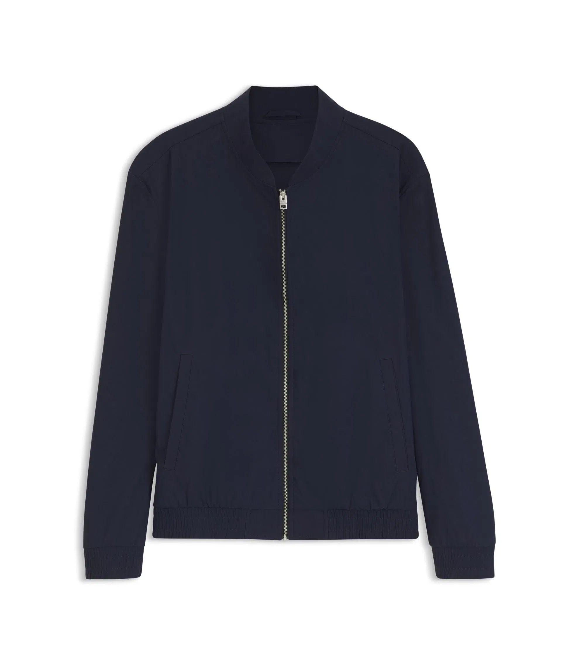 Hugo Performance Stretch Slim Fit Jacket In Ottoman Fabric Dark Blue