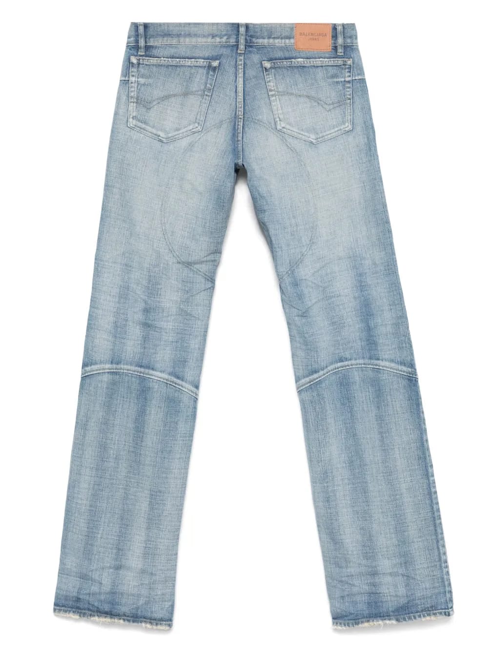 seam-detail jeans