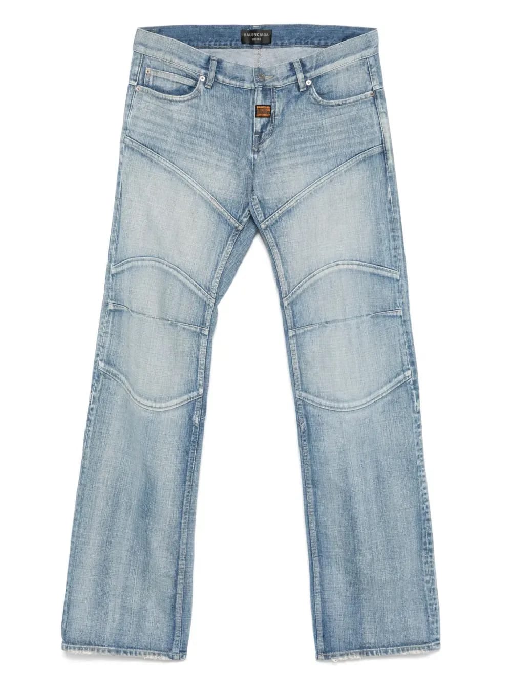 seam-detail jeans